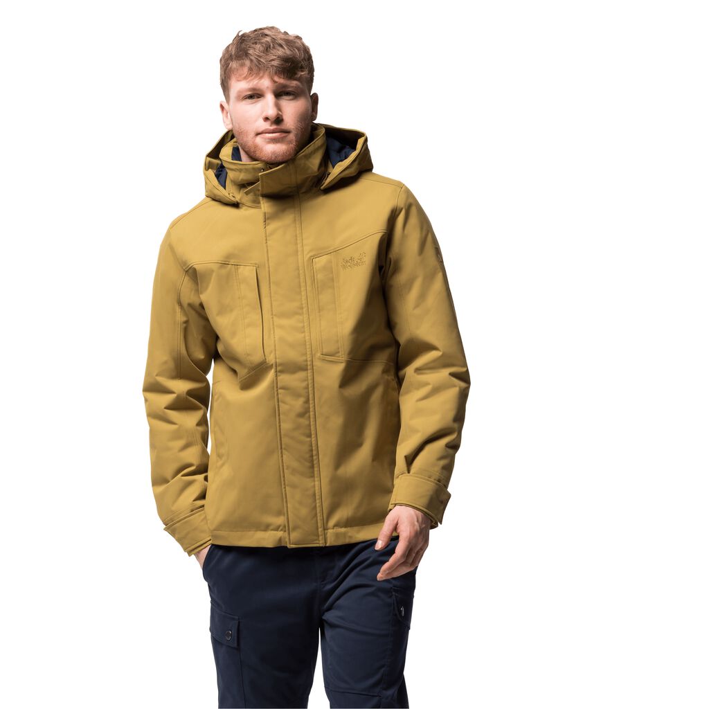 Jack Wolfskin GLACIER Vestes Homme Doré - ZMSWKUE-81